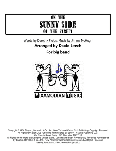 On The Sunny Side Of The Street (arr. David Leech)