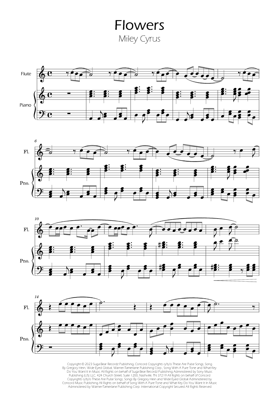 Flowers (arr. Ygor Nunes)