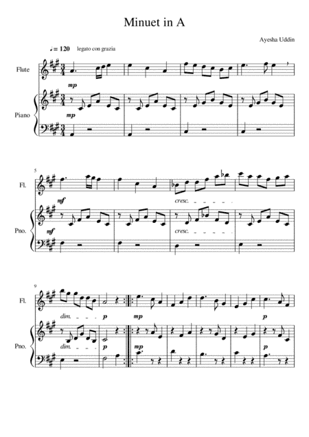 Minuet in A