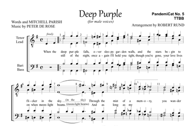 Deep Purple (arr. Robert Rund)