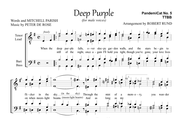 Deep Purple (arr. Robert Rund)