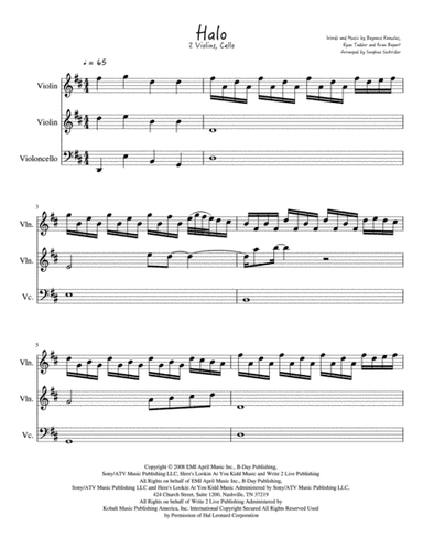 Halo (arr. Songhea Sackrider)