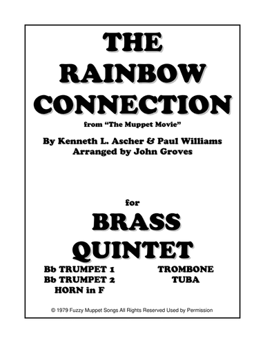 The Rainbow Connection (arr. John Groves)