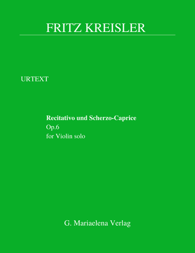 Recitativo und Scherzo-Caprice, Op. 6 (URTEXT EDITION) (arr. Mariaelena Gutierrez)