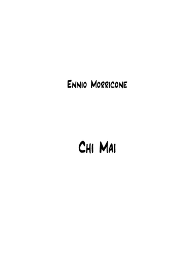 Chi Mai (arr. Terry Lewis)