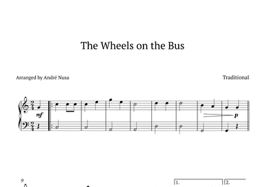 The Wheels on the Bus (arr. André Nusa)