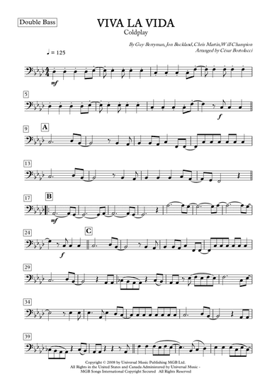 Viva La Vida (arr. ACT Bortolucci)