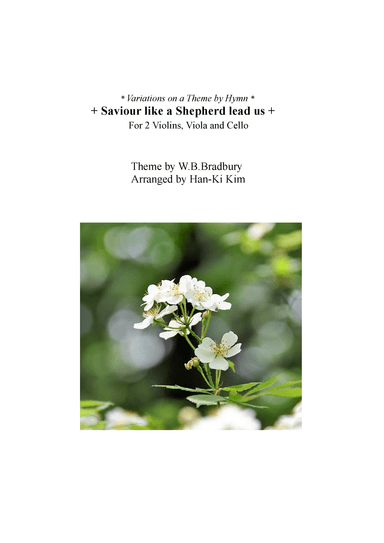 Saviour like a shepherd lead us (For S.Quartet) (arr. Han-Ki Kim)