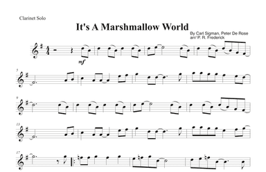 A Marshmallow World (arr. P. R. Frederick)