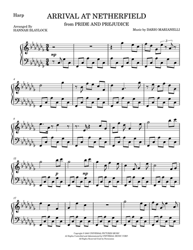 Arrival At Netherfield (arr. Hannah Blaylock)