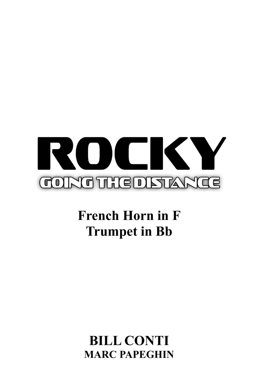 Going The Distance (arr. Marc Papeghin)