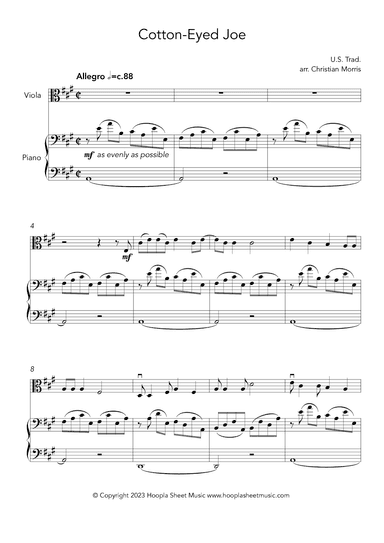 Cotton-Eyed Joe (arr. Christian Morris)