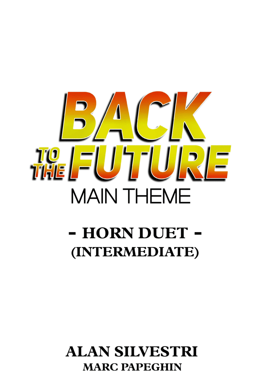 Back To The Future (arr. Marc Papeghin)