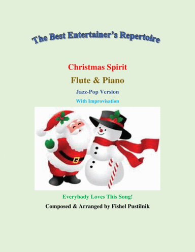 "Christmas Spirit"-Piano Background for Flute and Piano (with Improvisation)-Video
