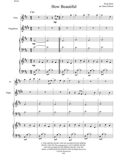How Beautiful (arr. Dena Gibson)