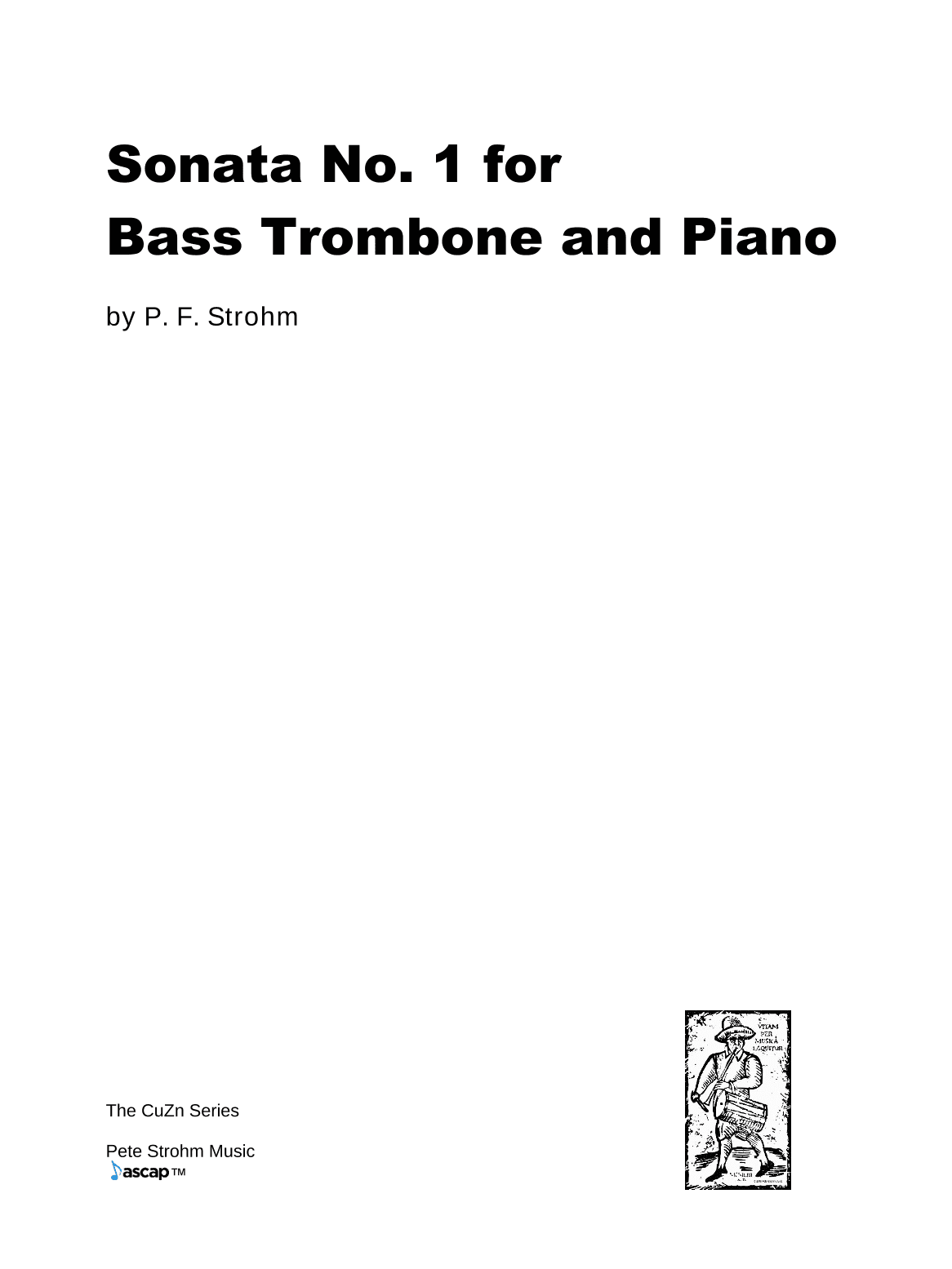 Sonata No. 1 for Bass Trombone and Piano