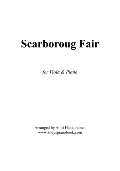 Scarborough Fair - Viola & Piano (arr. Antti Hakkarainen)