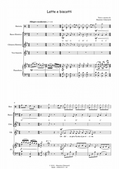 Latte e biscotti (Band version)