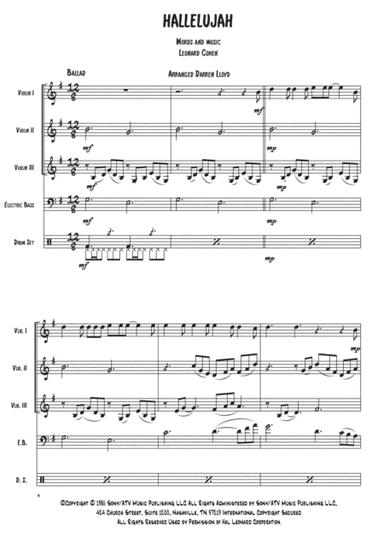 Hallelujah (arr. Darren Lloyd)