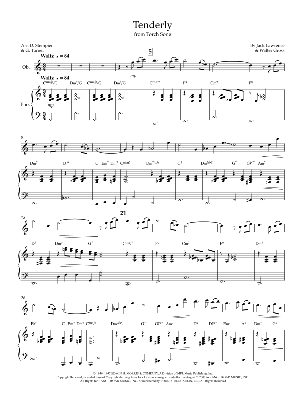 Tenderly (arr. Debra E. Stempien, Gregory H. Turner)