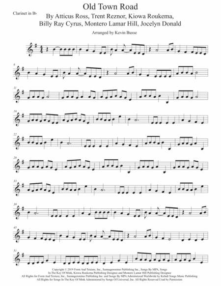 Old Town Road (remix) (arr. Kevin Busse)