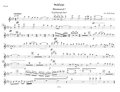 Running With The Wolves (arr. William Jung)