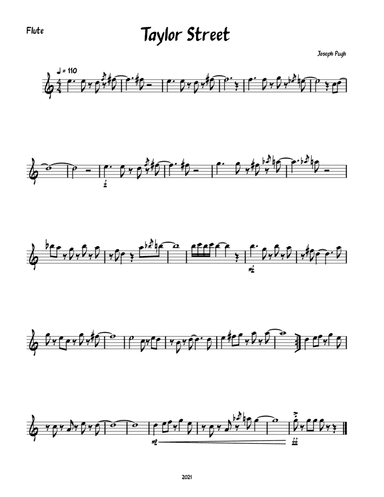 Taylor Street (Jazz Band and Flute)