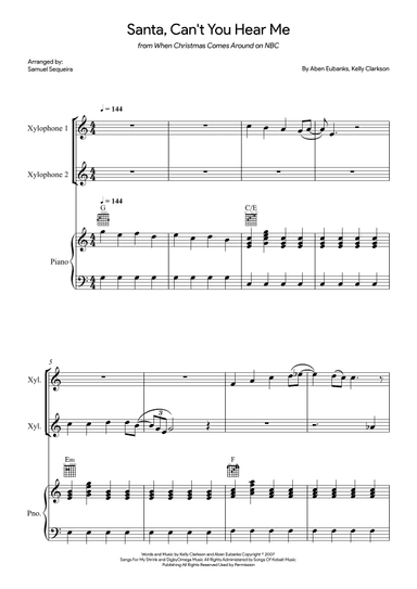 Santa Can't You Hear Me (arr. Samuel Sequeira)