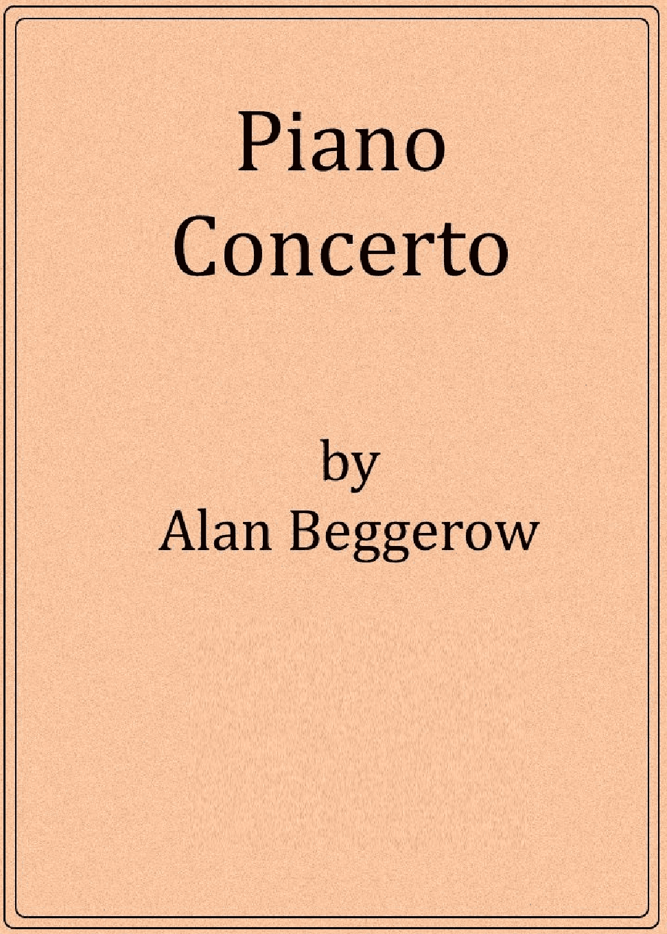 Piano Concerto No. 1 (score only) - Score Only