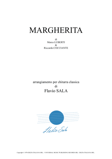 Margherita (arr. Flavio Sala)
