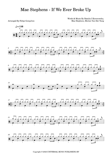 If We Ever Broke Up (arr. Felipe Gonçalves)