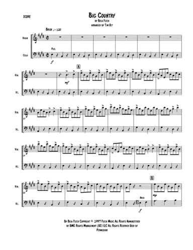 Big Country (arr. Tim Olt)