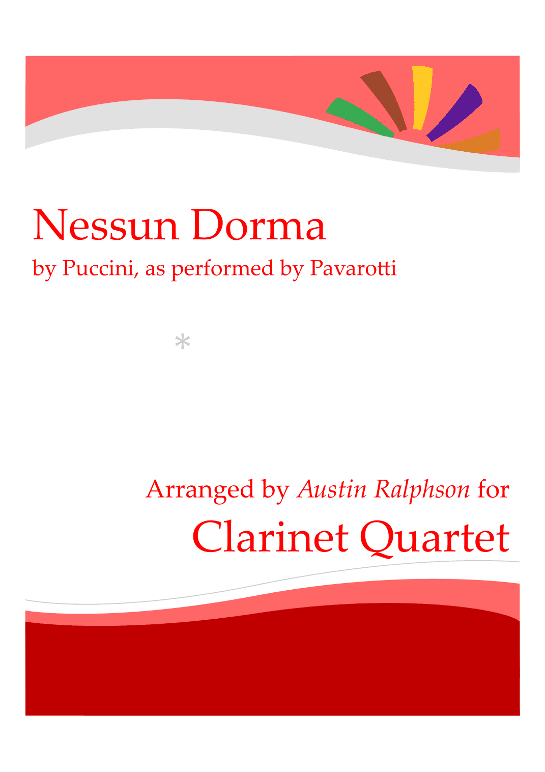 Nessun Dorma - clarinet quartet (arr. Austin Ralphson)