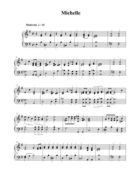 Michelle (arr. Franco Solano)