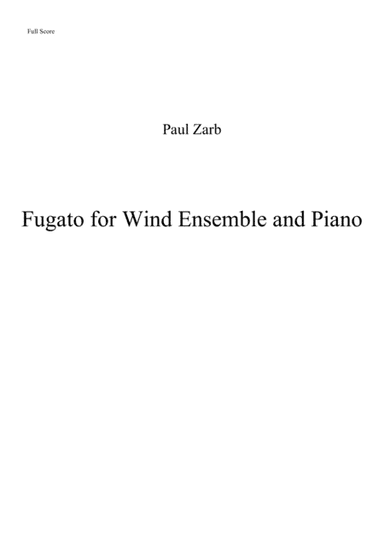 Fugato for Wind Ensemble and Piano