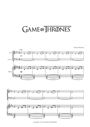 Game Of Thrones (arr. Cadenza Editions)
