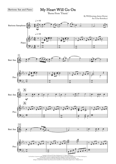 My Heart Will Go On (love Theme From 'titanic') (arr. César Bortolucci)