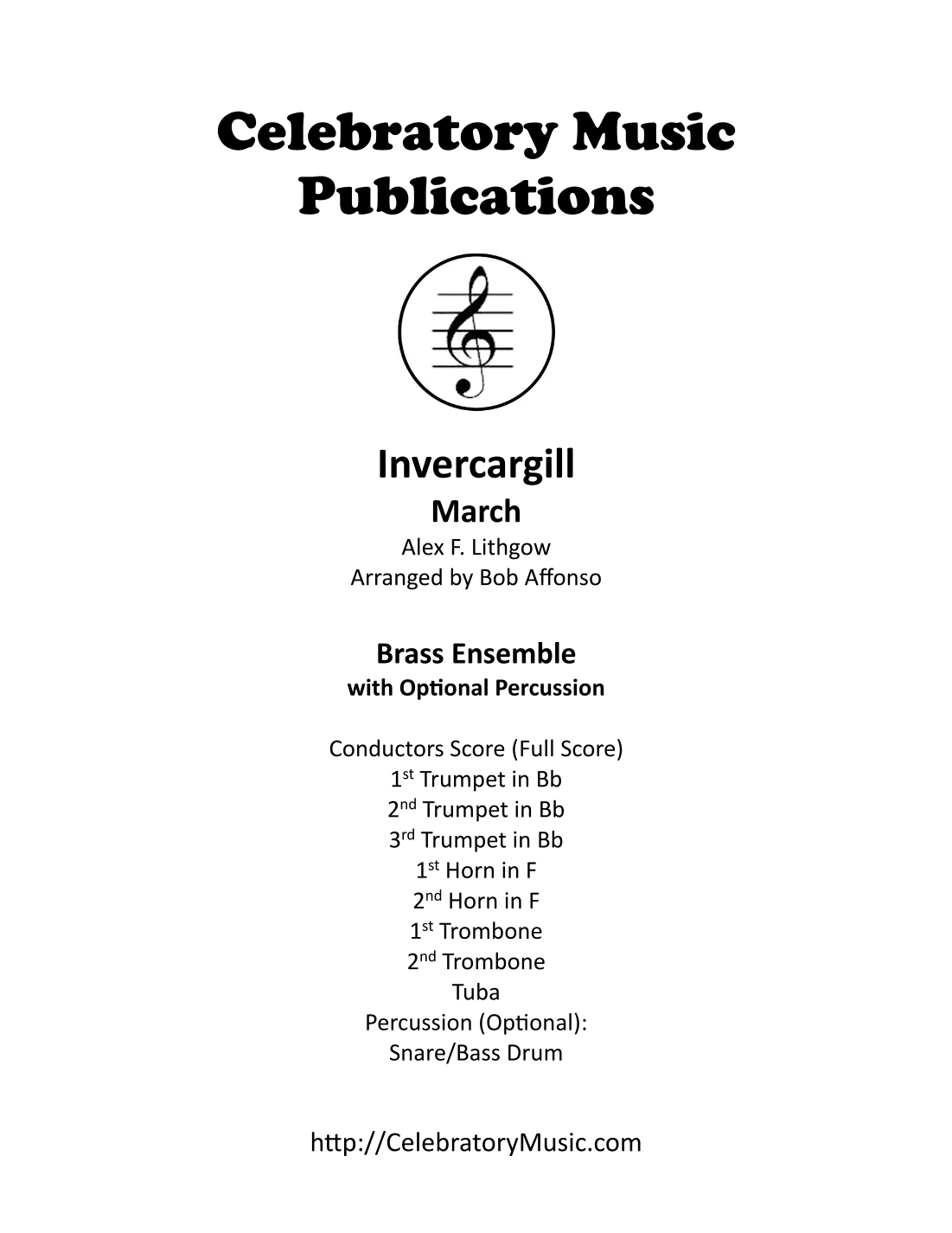 Invercargill March (arr. Bob Affonso)
