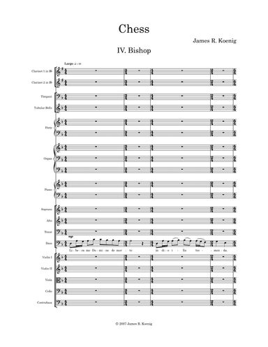 Chess Symphony, Movement IV. Bishop