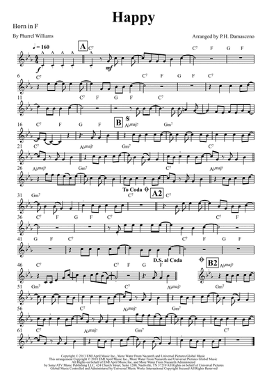 Happy (arr. P.H. Damasceno)