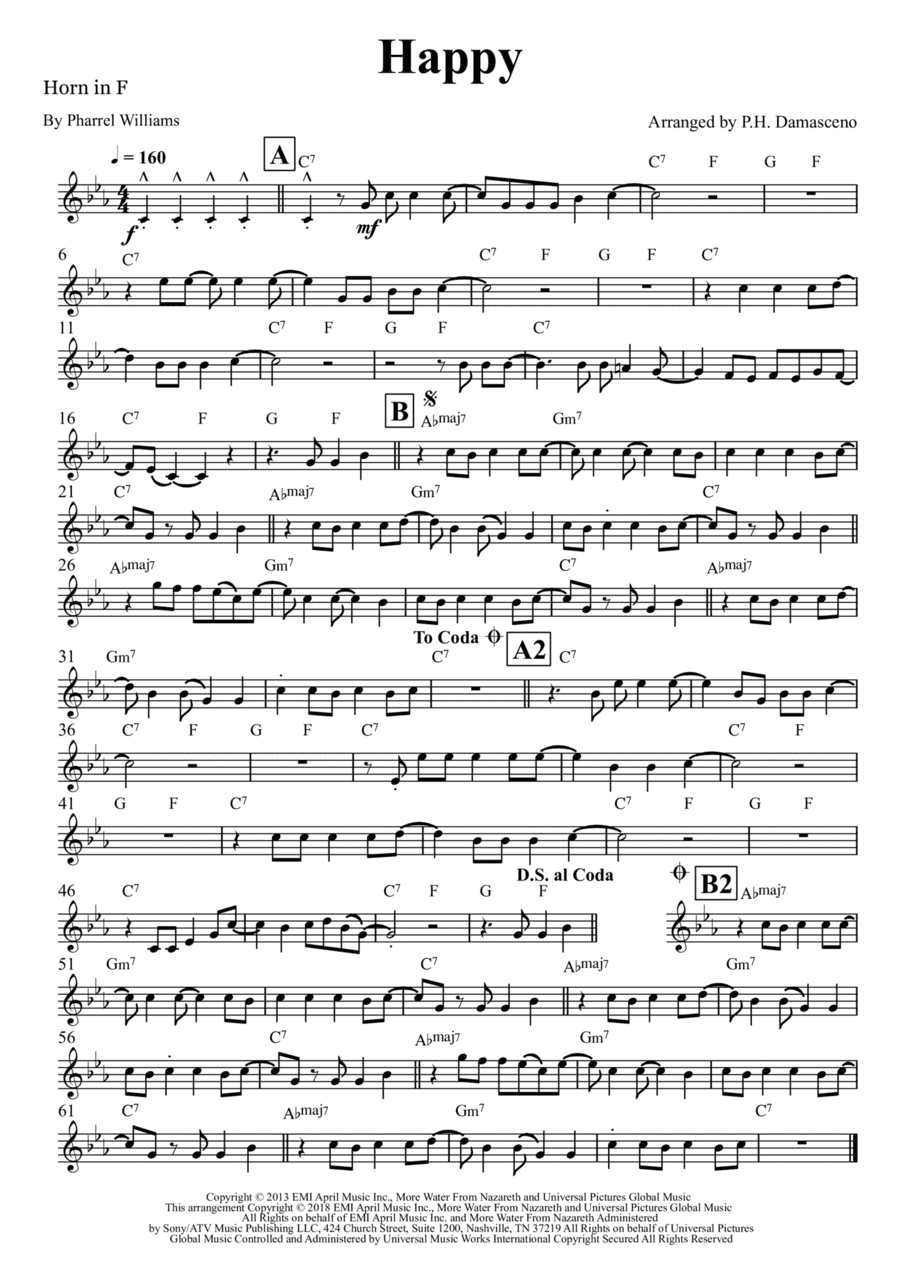 Happy (arr. P.H. Damasceno)