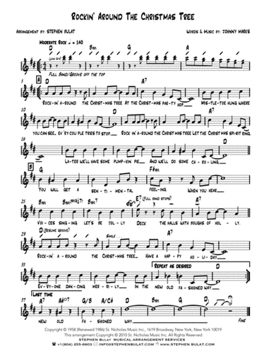 Rockin' Around The Christmas Tree (arr. Stephen Bulat)
