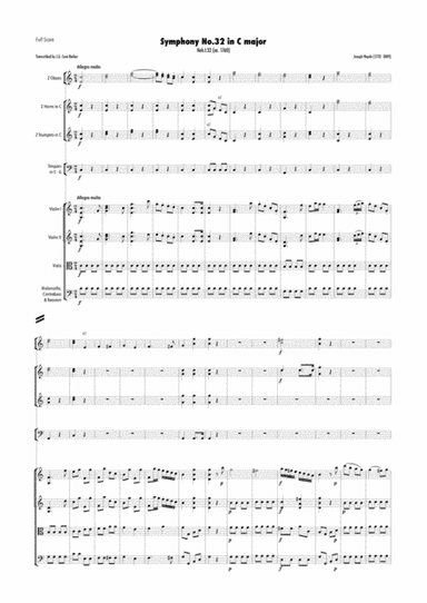 Haydn - Symphony No.32 in C major, Hob.I:32 (arr. J.G. Cucó Barber)