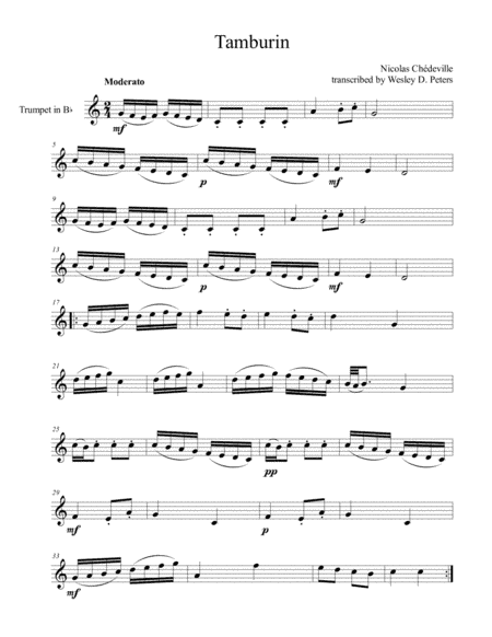 Tamburin (arr. Wesley D. Peters)