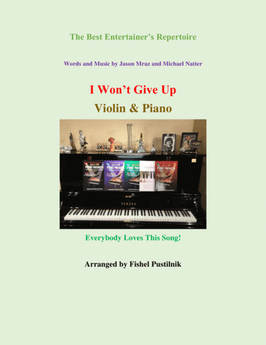 I Won't Give Up (arr. Fishel Pustilnik)