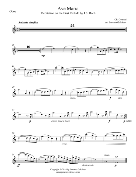 Ave Maria (arr. Lorento Golofeev)