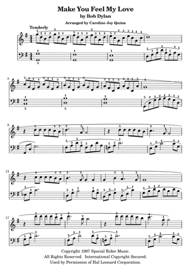 Make You Feel My Love (arr. Caroline Joy Quinn)