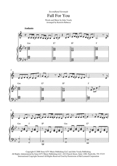 Fall For You (arr. Kaiserin Rebecca)