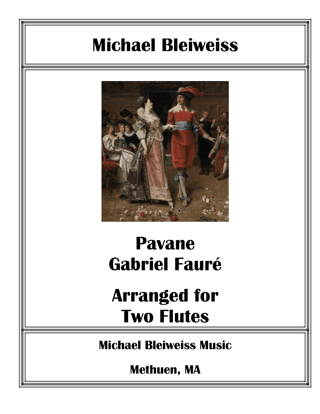 Pavane for Two Flutes (arr. Michael Bleiweiss)
