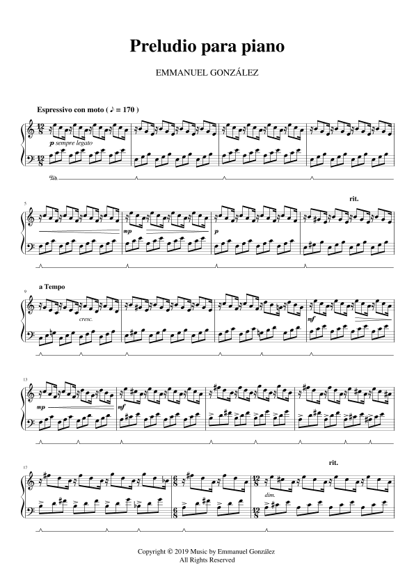Piano Prelude